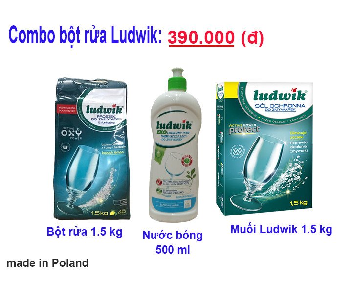 Combo chất tẩy rửa Ludwik