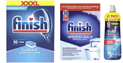 Hiển thị chi tiết cho Combo 90 viên rửa bát Finish Classic + Muối rửa bát Finish 1,2 + Nước bóng Finish 800ml Ảnh của Combo 90 viên rửa bát Finish Classic + Muối rửa bát Finish 1,2 + Nước bóng Finish 800ml
