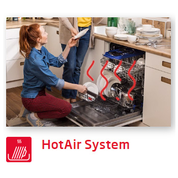 Máy rửa bát Fagor Hot Air system